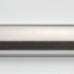 Eckeinstieg Panorama Schiebetür Soft und Silent 4-teilig alu chromeffekt grau getönt 1400/1400 mm^Breuer Discount