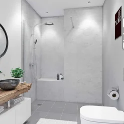 Rückwand Stein-Optik Marmor grau 1000 x 2100 mm*Breuer Best