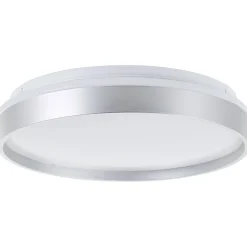 Brilliant Deckenleuchte Britt 33cm silber/weiß 22W 2300lm stufenlos dimmbar* Best