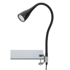 LED- Klemmleuchte Elasti schwarz inkl 1xGU10^Briloner Best