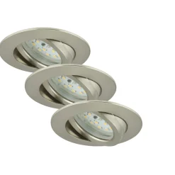 LED-Einbauleuchte matt 3 x 5,5W inkl Gelenk^Briloner Sale