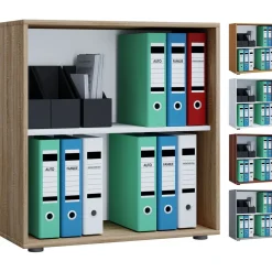 Büroregal Lona L ohne Türen Buche^VCM Online