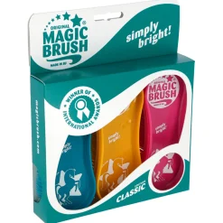 Bürstenset Classic 3-teilig blau/gelb/rosa* Hot