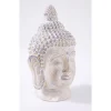 Buddha-Kopf creme antikes Finish