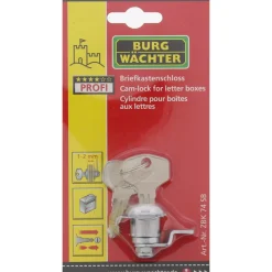 Burg Wächter Briefkasten-Zylinder BRA-K ZBK 74 vernickelt