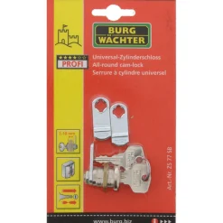 Burg Wächter Universalzylinder ZS 77 20 x 20 mm vernickelt