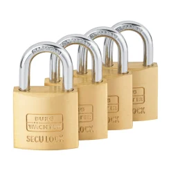 Vorhängeschloss-Set Quadro 405 30 GL 28,9 x 48,9 x 11,8 mm Messing*Burg Wächter Best