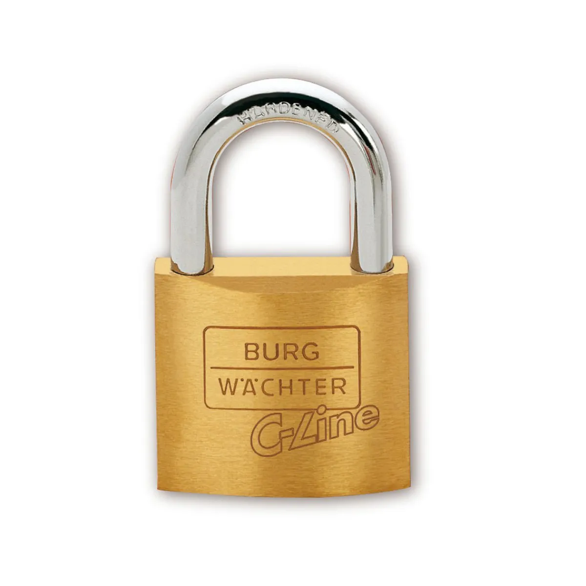 Zylinder-Vorhängeschloss 222 61 40 x 61 x 12,8 Messing^Burg Wächter Best