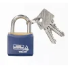 Burg Wächter Zylinder-Vorhängeschloss 460 Ni 51,1 30 x 51,1 x 16,2 blau