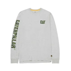 Langarmshirt Banner cream Gr. M*CAT Clearance