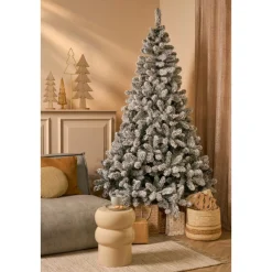 Charlton Weihnachtsbaum grün mit Schneeffekt 185x115 cm^ Discount