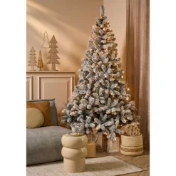 Charlton Weihnachtsbaum grün frosted warm weiß LED 155x91 cm mit Timer & Dimmer* Best