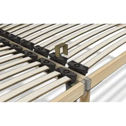 Bettgestell mit Lattenrost DORADO 90 x 200 cm^Coemo Online