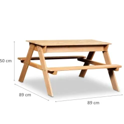 Coemo 2in1 Kindersitzgruppe und Sand-und Wasserspieltisch für Kinder