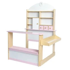 Kinder Coemo Kaufladen Lilly Holz Rosa