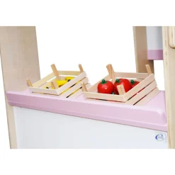 Kinder Coemo Kaufladen Lilly Holz Rosa