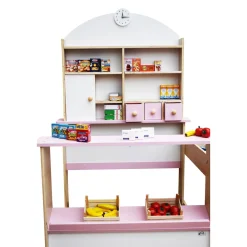 Kinder Coemo Kaufladen Lilly Holz Rosa