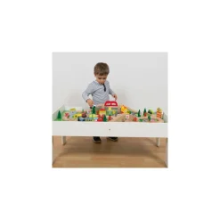 Spieltisch mit Holzeisenbahn*Coemo New