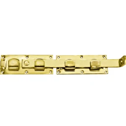 Connex Gartendoppeltor-Überwurf 43 x 7,2 cm verzinkt gelb