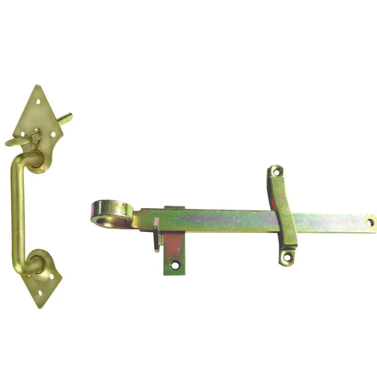 Klinkenbeschlag-Set verzinkt 2-teilig*Connex Discount