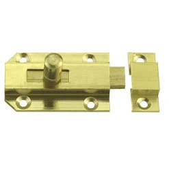 Profilriegel gerade 2,5 x 6 cm Messing*Connex Outlet