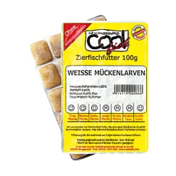 CoolFish Weiße Mückenlarven gefroren 100 g Blister