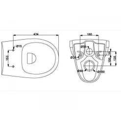 Cornat Komfort Tiefspül Wand WC