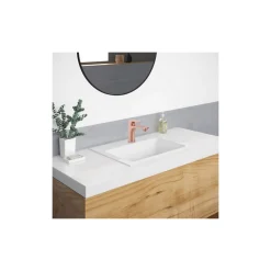 Cornat Waschtischarmatur-Set Edition Color, EHM, HD, Druck-Ablauf, kupferfarben, rund