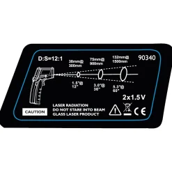 Infrarot-Thermometer mit Tasche*COZZE Best