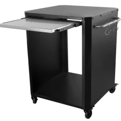 OutdoorTisch 60 x 60 x 83,5 cm Ausziehtisch in Edelstahl und 4 Räder*COZZE Hot