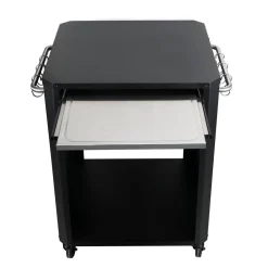 OutdoorTisch 60 x 60 x 83,5 cm Ausziehtisch in Edelstahl und 4 Räder*COZZE Hot