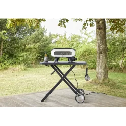 Pizzaofen Elektro 230V mit Tür und Pizzastein 2200 W*COZZE Sale