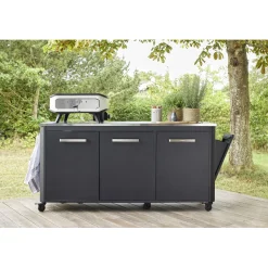 Pizzaofen Elektro 230V mit Tür und Pizzastein 2200 W*COZZE Sale