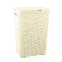 Rattan-Wäschebox Style creme 60 L^Curver Hot