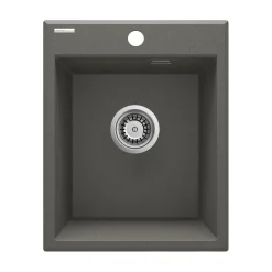 deante 1 Becken Granitspüle ERIDAN ohne Abtropffläch anthrazit metallic