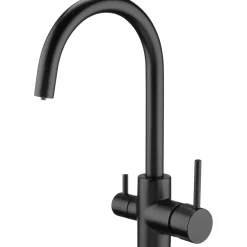 deante Spültischarmatur mit Filteranschluss schwarz