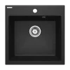 deante Granit- Einbauspüle Evora 50 x 50 cm Graphit