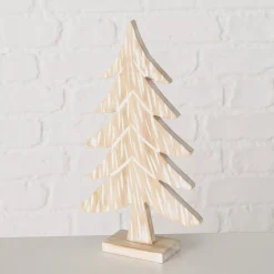 Dekoaufsteller Nadine Baum 13 x 4 x 24 weiß Holz^ Outlet