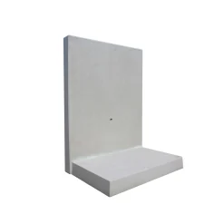 L-Stein bewehrtehrt grau 180 x 100 x 100 x 12 cm^Diephaus Hot