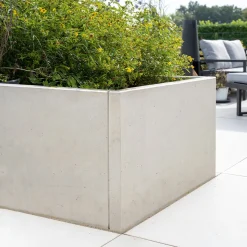 L-Stein Sichtbeton grau 60 x 100 x 35 x 5 cm*Diephaus Outlet