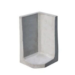 Diephaus L-Stein-Ecke grau 80 x 40 x 40 x 7 cm