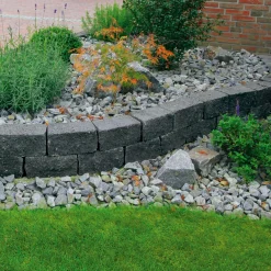 Mauerstein Cup-Mini schwarz 35 x 16,5 x 15 cm*Diephaus Hot