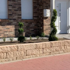 Diephaus Mauerstein Cup-Mini Sandstein 50 x 16,5 x 15 cm