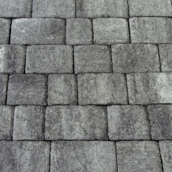 Pflaster Nature weiß-schwarz 6 cm 1,04 m2 pro Lage^Diephaus New