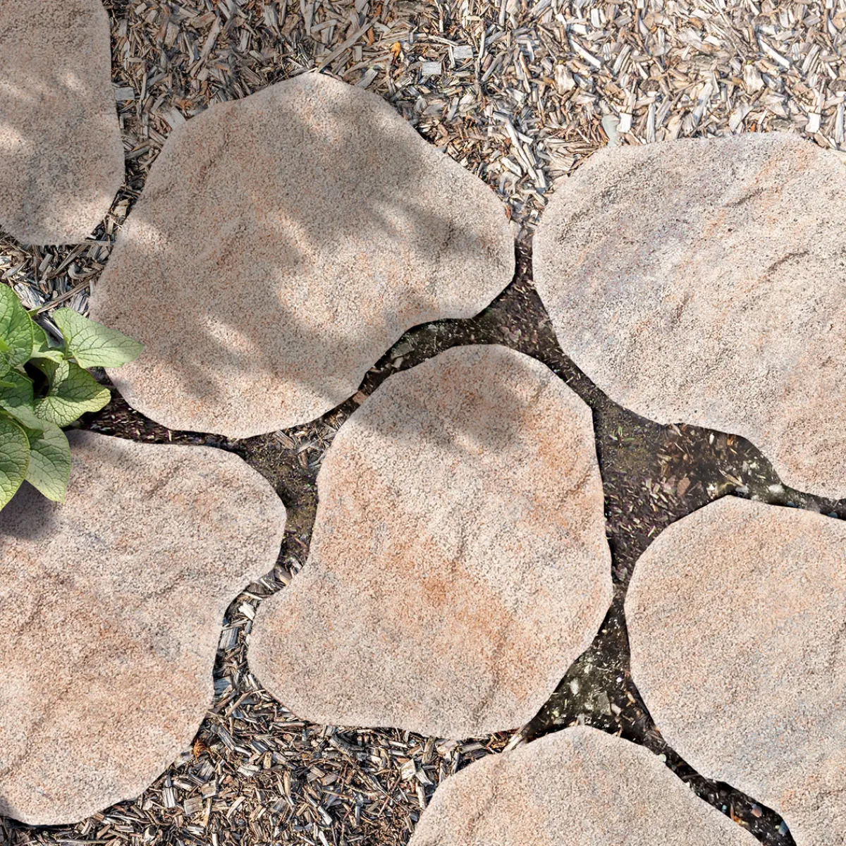 Trittstein No. 1 Step muschelkalk ca. 48 x 36 x 3 cm*Diephaus Outlet