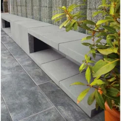 U-Stein grau 40 x 40 x 40 cm*Diephaus