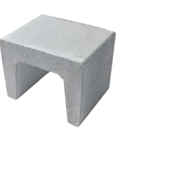 Diephaus U-Stein grau anthrazit 40 x 40 x 40 cm