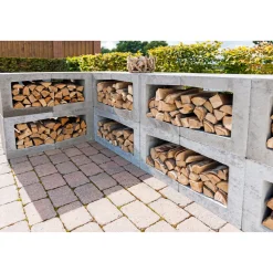 Diephaus U-Stein-Ecke anthrazit 40 x 40 x 40 cm