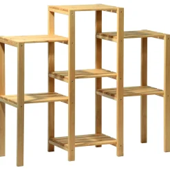 dobar Blumenregal 7-flächig 87 x 97 x 31 cm braun