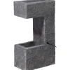 Design-Gartenbrunnen mit Pflanzkasten 20,5 x 70 x 39 cm grau^dobar Hot